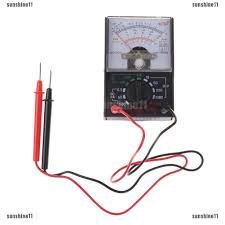 How to measure current using an analog multimeter 